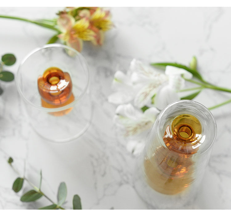 Retro Stained Glass Vase