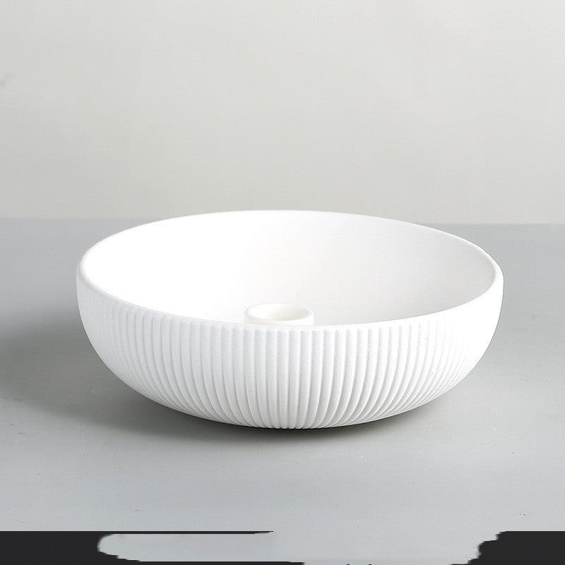 Simple Ceramic Candle Tray