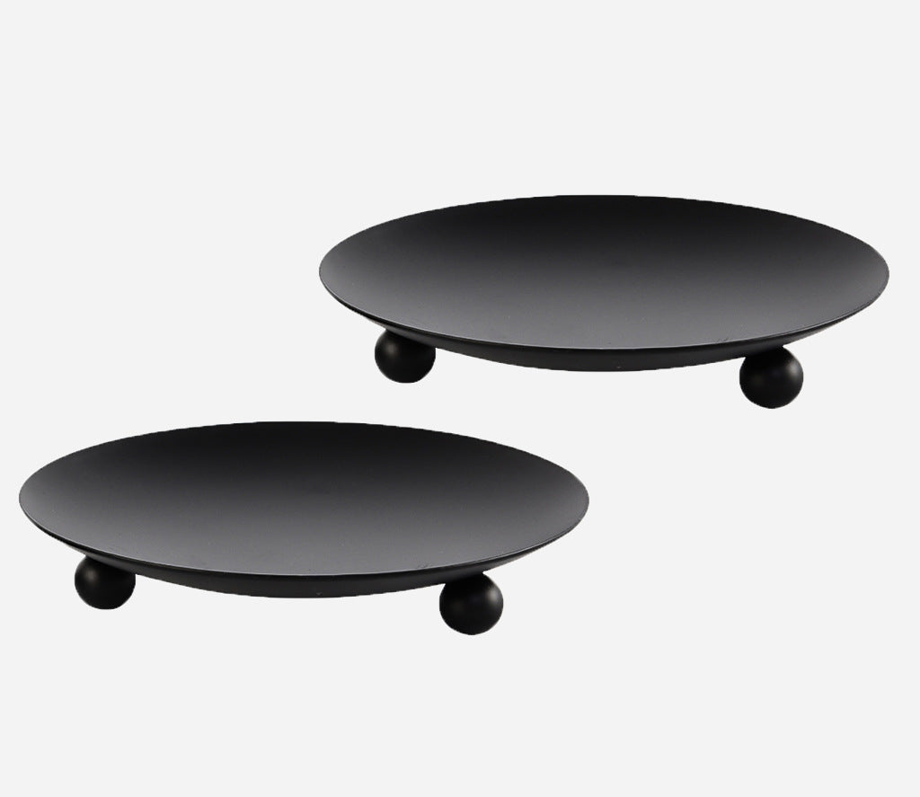 Iron Plate Candle Holder