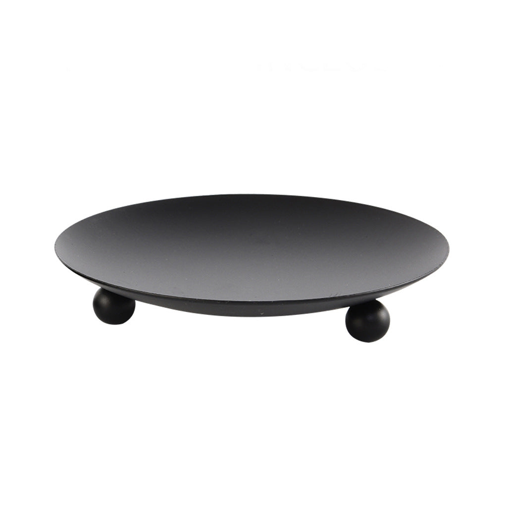 Iron Plate Candle Holder