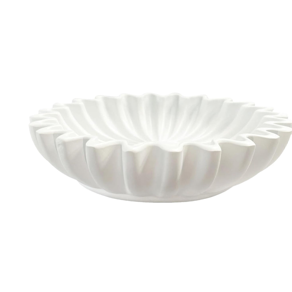 Groove Ruffled Decorative Bowl
