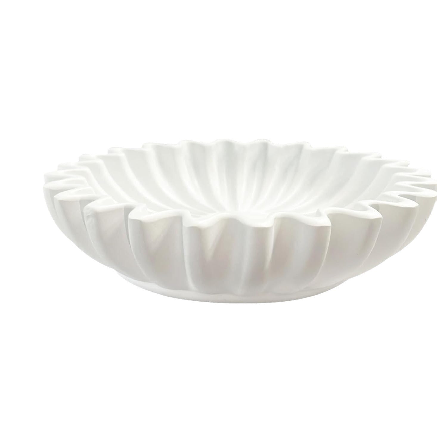 Groove Ruffled Decorative Bowl