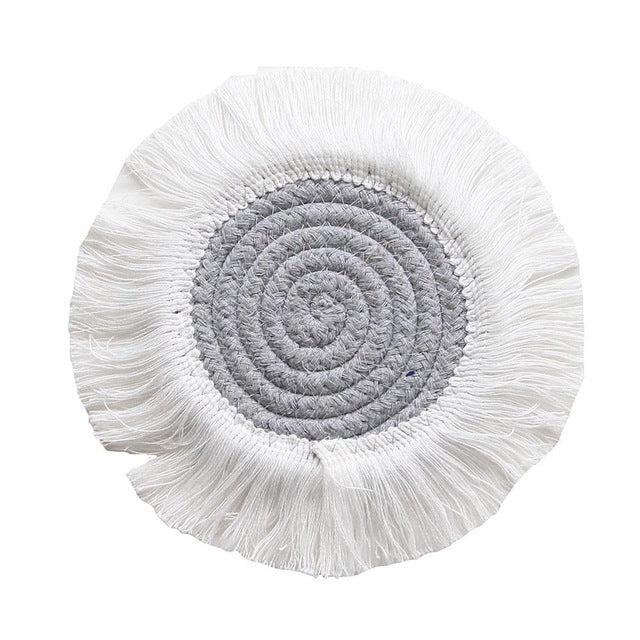 Handwoven Macrame Coasters