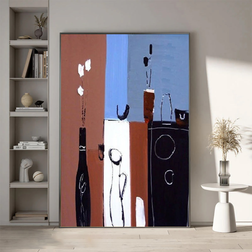 Retro Abstract Oil Painting
