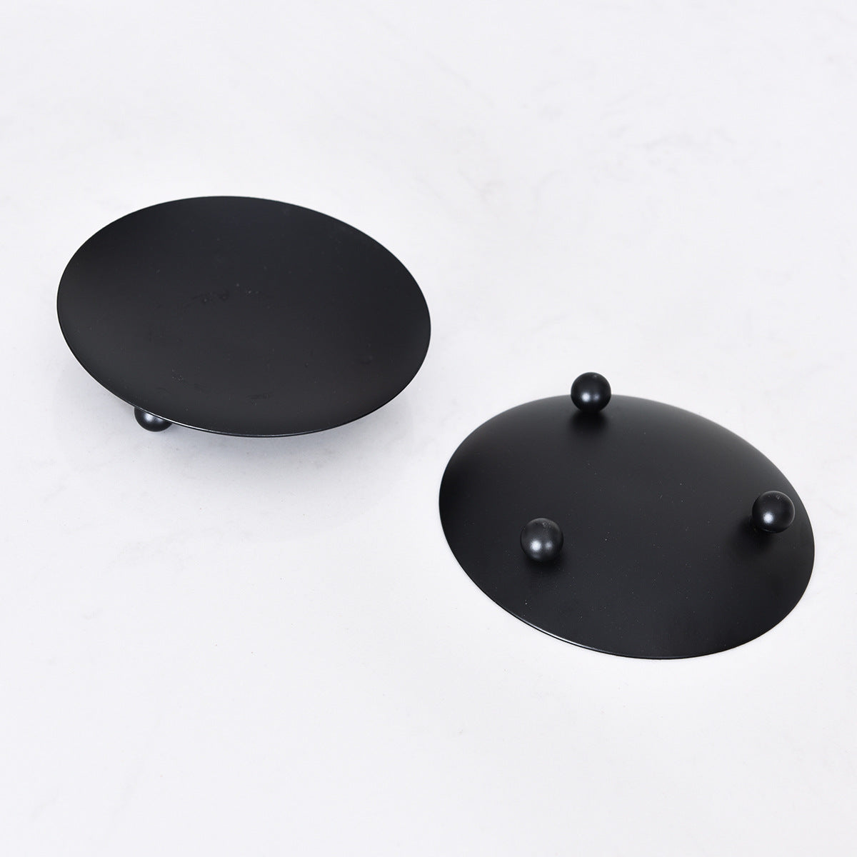 Iron Plate Candle Holder