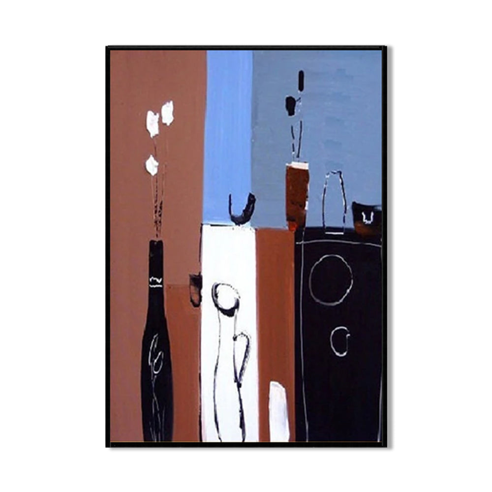 Retro Abstract Oil Painting