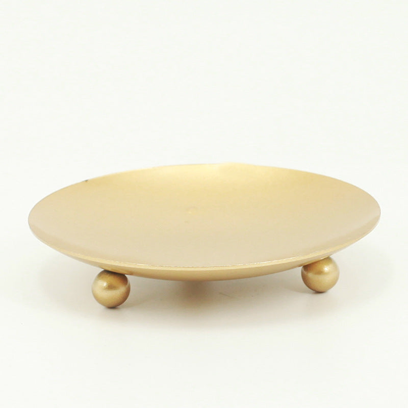Iron Plate Candle Holder